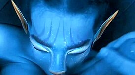 Avatar Girl Bent Over For Monster Cock