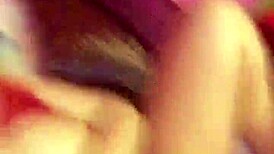 in this interracial romance, the sexy ebony submissive enjoys amateur clit play and cunilingus