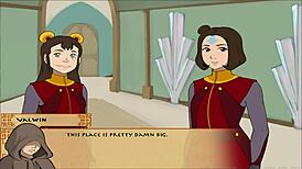 Opal from four elements trainer plays with pussy and boobs 😏