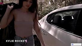 Rich girls clash and dive into steamy sex