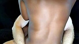 Black girl Hydro gets her ass licked by white man in an adult group sex chat