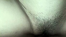 Gema's boyfriend fills her pussy with creampie in doggy style