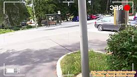 Deutsche Milf mit Dicken Titten Öffentlich Abgeschleppt POV