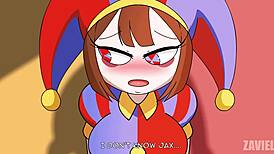 Pornmi Zaviel sucks monster cock in cartoon 😈