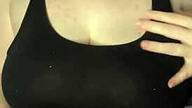 Watch Me Slapping My Huge Tits Hard Against the Table in This Preview