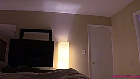 Latina 18-Year-Old Stepdaughter Gives Blowjob for Relaxation