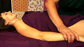 i licked jenna's petite ass and pussy during massage