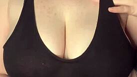 Watch Me Slapping My Huge Tits Hard Against the Table in This Preview