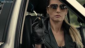 Leather Seats in the Car