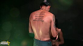 First interracial experience with big cock