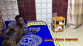 bang king got fucked by his girlfriend when he was horny and alone in the house