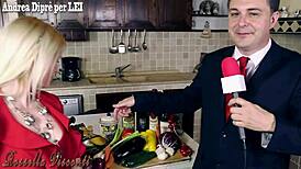 Rossella Visconti Gets Wild Sex in Czech Kitchen With Andrea Diprè