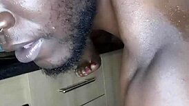 Big ass fucked in kitchen.