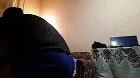 Me and my girlfriend fucked the waitress in our room with spanking