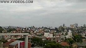 Dancing on the Balcony of the House