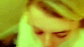 Tiny Teen Sucks Cock in Bathroom Mirror During Family Get-Together