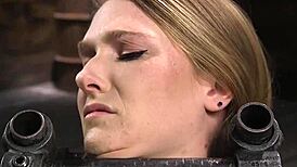 Locked collar participant receives firm correction