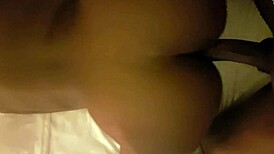 she bends over wet pussy for doggystyle with big black cock, taking it all in.