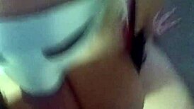 Girlfriend’s First Blowjob Caught on Homemade Sex Tape