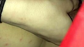 The amateur teen whore gets used in the bathroom, taking big black cock hard