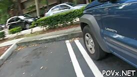 Cute Teen in POV Wet Pussy Fucking