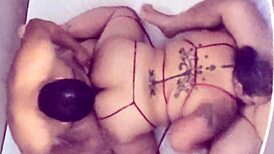 Hot threesome with BIG COCK and FUCK ANAL and cum swallow!