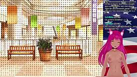 what if lewdneko's girlfriend is the president in this vtuber game