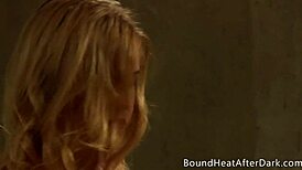 Busty Lesbian Maid in Lingerie Humps Pillow to Intense Climax