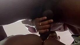 Neighbors throwing an orgy, licking shaved asses and fucking anally without condoms, hung guy cumming inside.