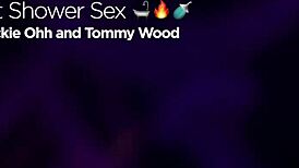 Jackie Ohh takes massive cock intensely in shower