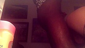 candycane in suggestive group scene with black guys