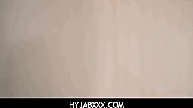 hyjabxxx - hijab hottie chloe amour fucks landlord for rent payment