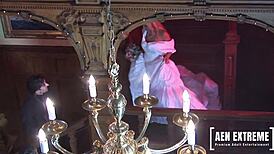 Just married bride Savanah Gold with her new husband Steve Hooper at wedding