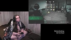 naked resident evil 3 playthrough part 4 with big ass brunette