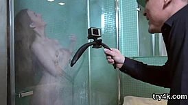 Cuddly Chick Offers Oral in POV and Receives Gentle Attention