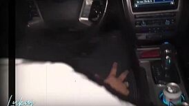 We stopped at a 24h market and the girls got naked with people passing