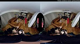 realitylovers vr - bitchy halloween witches bent over 3 some cowgirl sex group blowjob doggystyle blonde riding tattoo