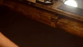 Taking His M2M Virginity At Work With POV Swallow