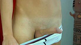 Amateur Blonde Stud Jerks Cock in POV High Definition