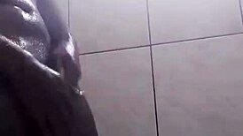 young guy playfully stroking his cock in sexy solo session