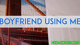 Is that cute stepdaughter tugging her pussy in high definition?