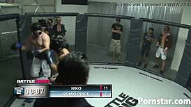 Sexy Ann Marie Rios Fucks Boxing Winner Hard!