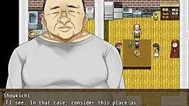 An English language Hentai video game; Minako's raunchy introduction