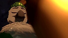 Furry sucks dick nicely and cums!