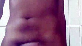 young guy playfully stroking his cock in sexy solo session