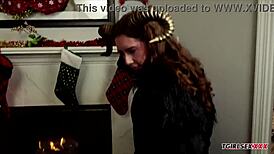 Tgirl Jill Pillls gives hardcore blowjob and handjob in bareback action