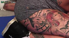 Yoga CFNM Femdoms Jerk Lucky Dude’s Cock in Group Session