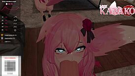 Make me your pretty catgirl for deepthroat and domination in hentai