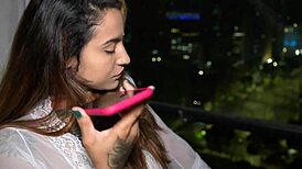 Athletic Latina Neighbor Rides Dick in Brazilian Fitness Scene