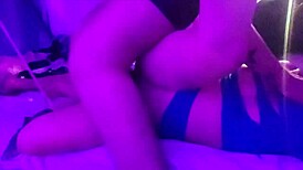 Sexy blonde couple fucks hardcore in part two